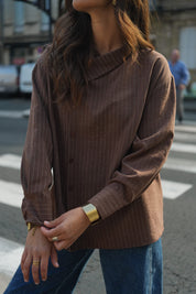 Chemise Laura marron