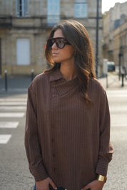Chemise Laura marron
