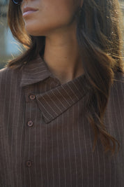 Chemise Laura marron