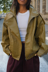 Veste Claire vert olive