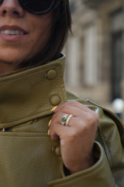Veste Claire vert olive