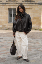 Veste Lou marron