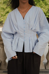 Chemise Jade bleu ciel