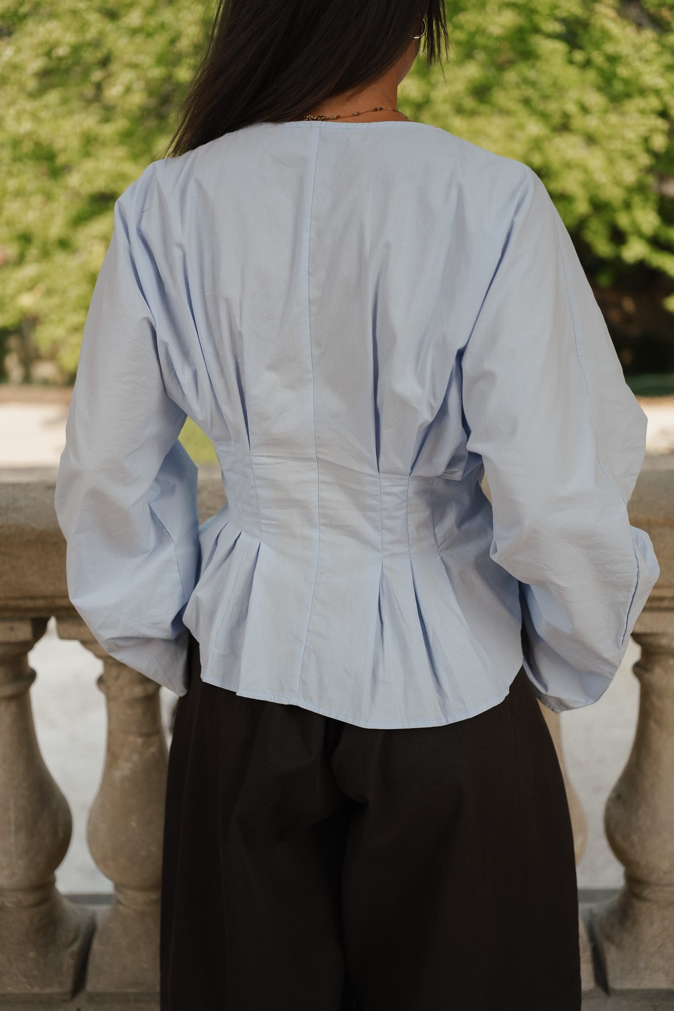 Chemise Jade bleu ciel