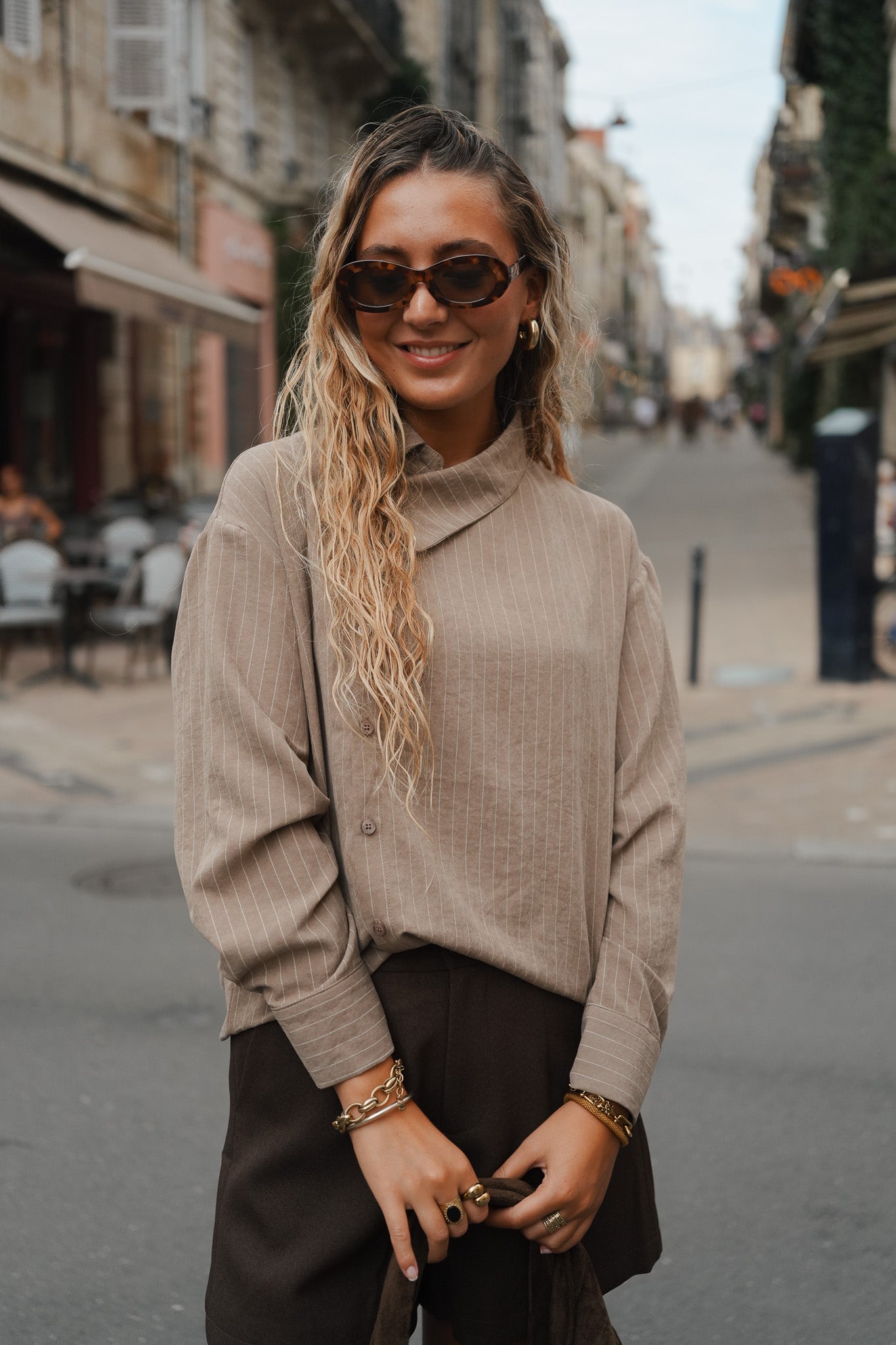 Chemise Laura gris souris