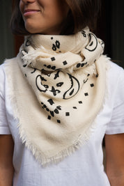 Foulard Jean écru