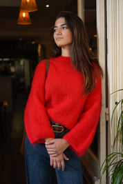 Pull Lise rouge