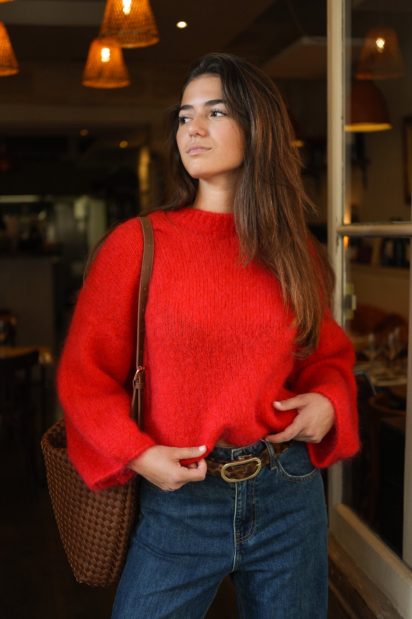 Pull Lise rouge