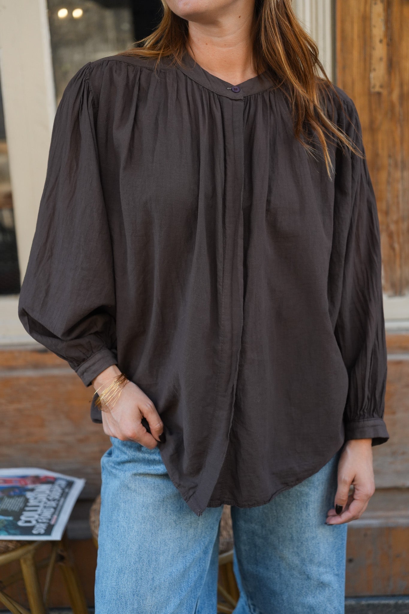 Chemise Aleck chocolat