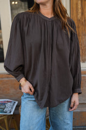 Chemise Aleck chocolat