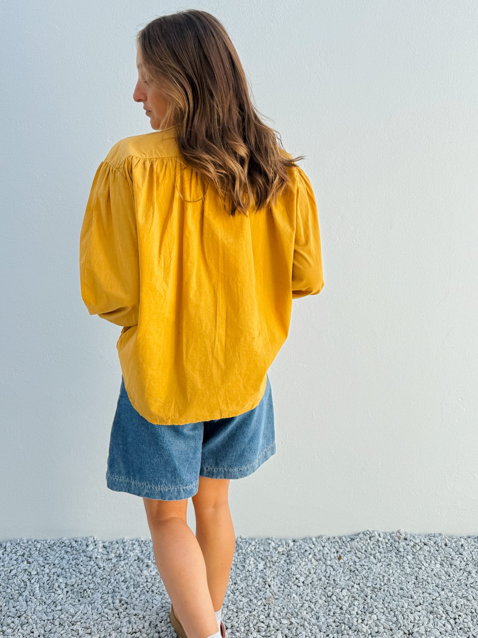 Chemise Pipa moutarde