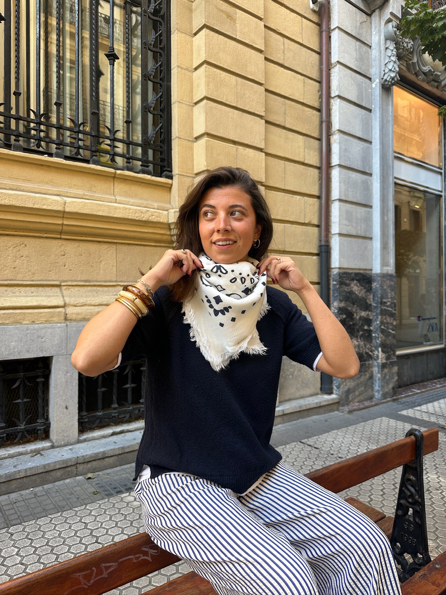 Foulard Jean Blanc