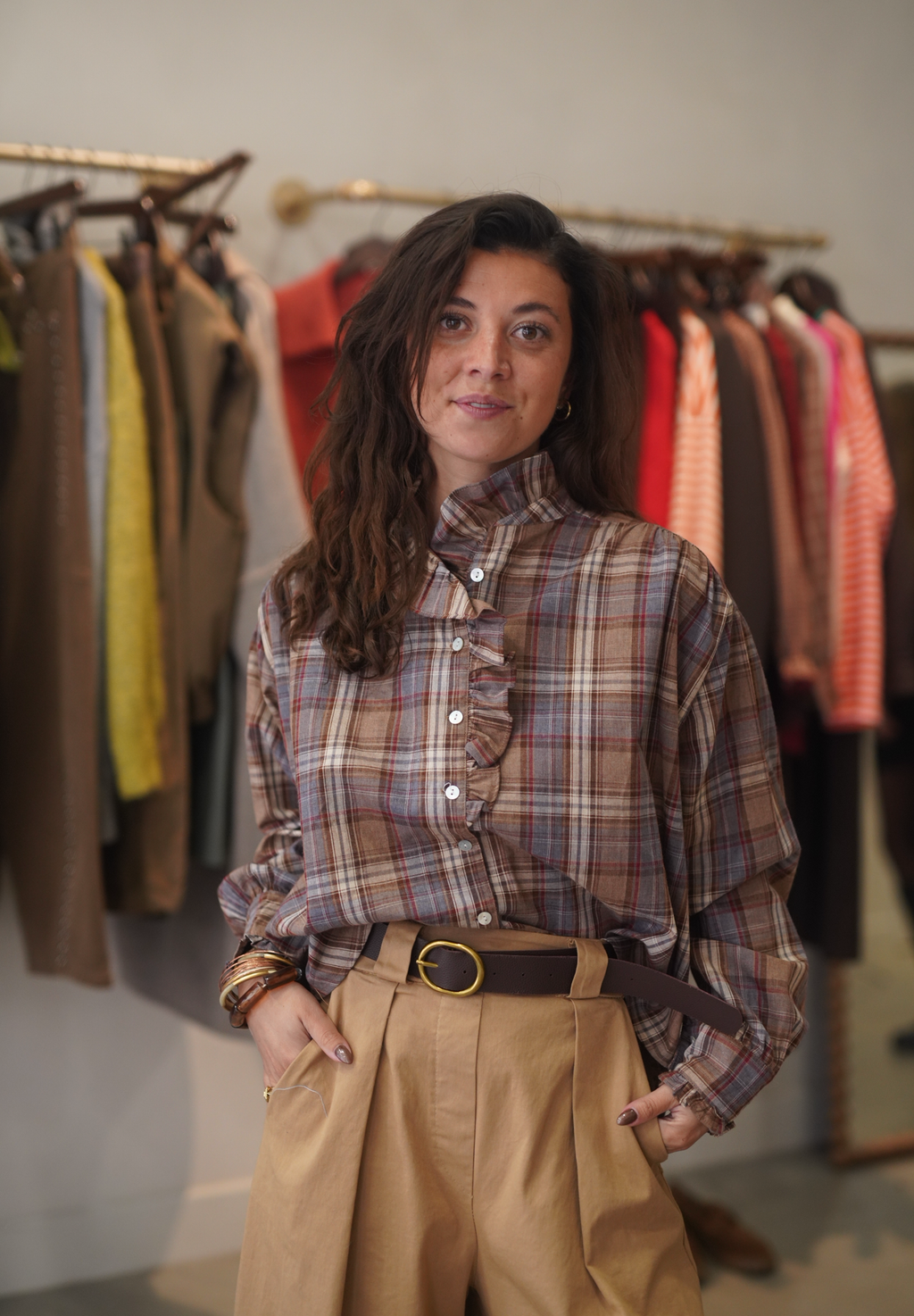 Chemise Hélène chocolat