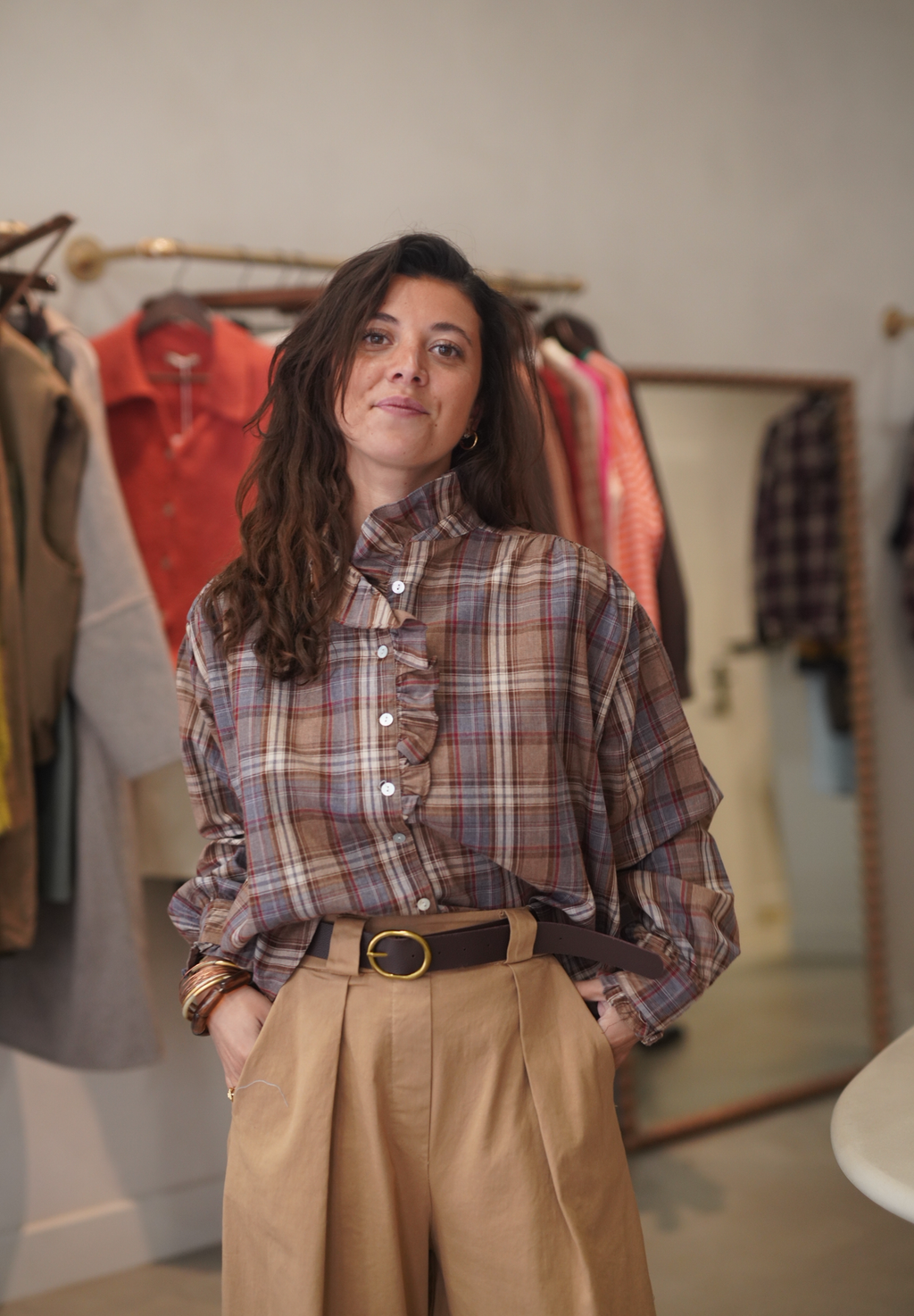 Chemise Hélène chocolat