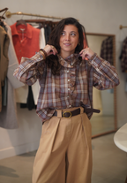 Chemise Hélène chocolat