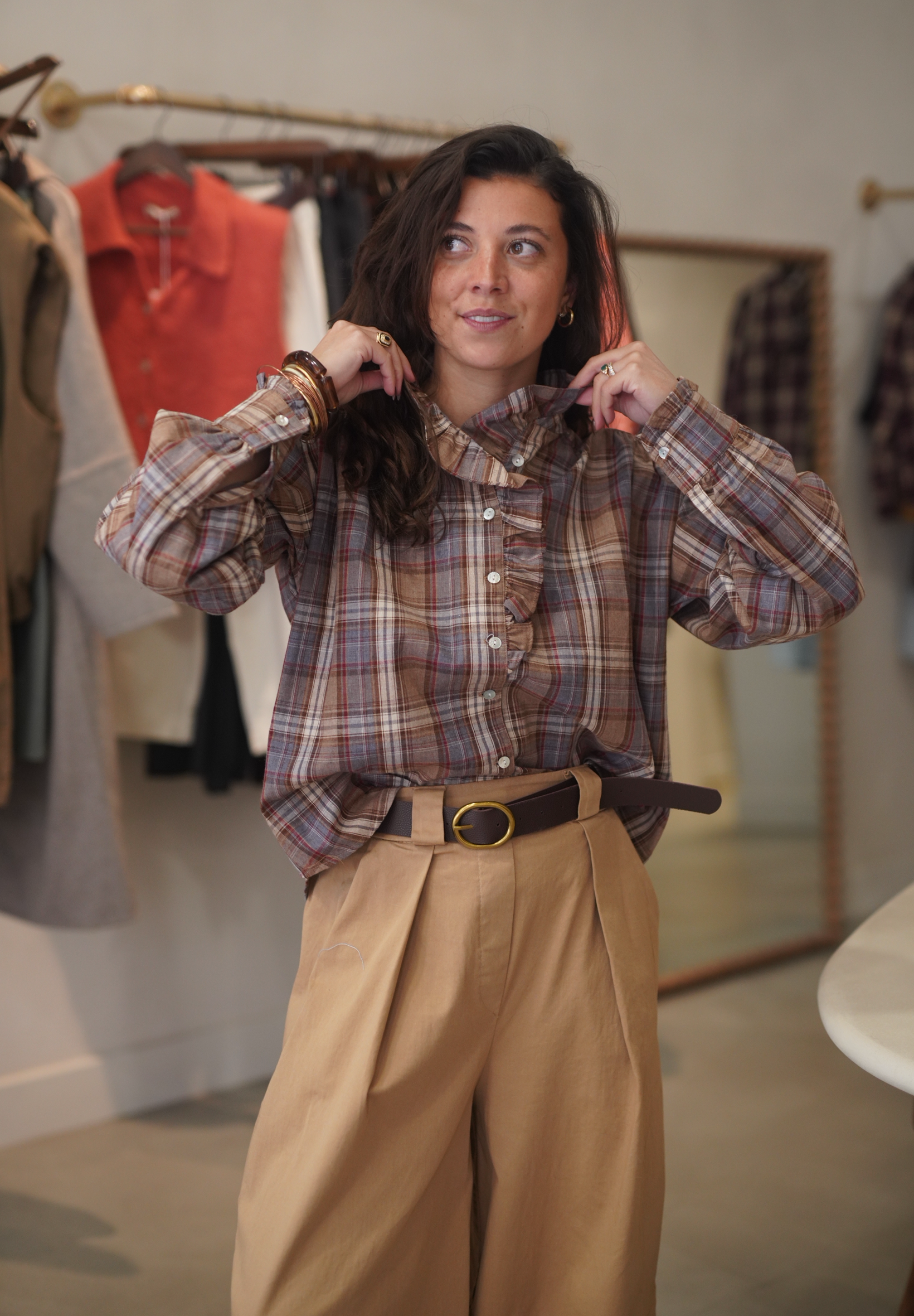 Chemise Hélène chocolat