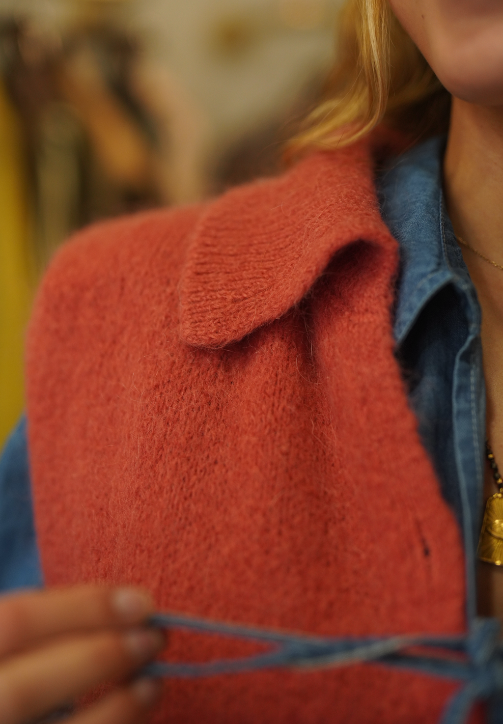 Gilet Lylou teracotta