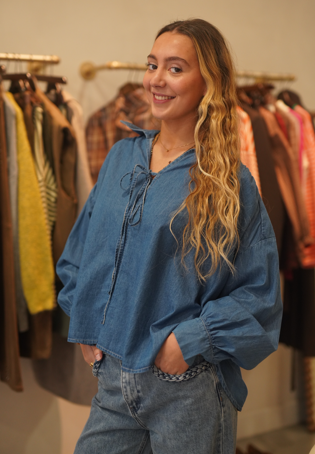 Chemise Alix jean brut