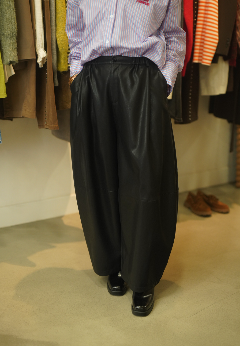 Pantalon simili ballon