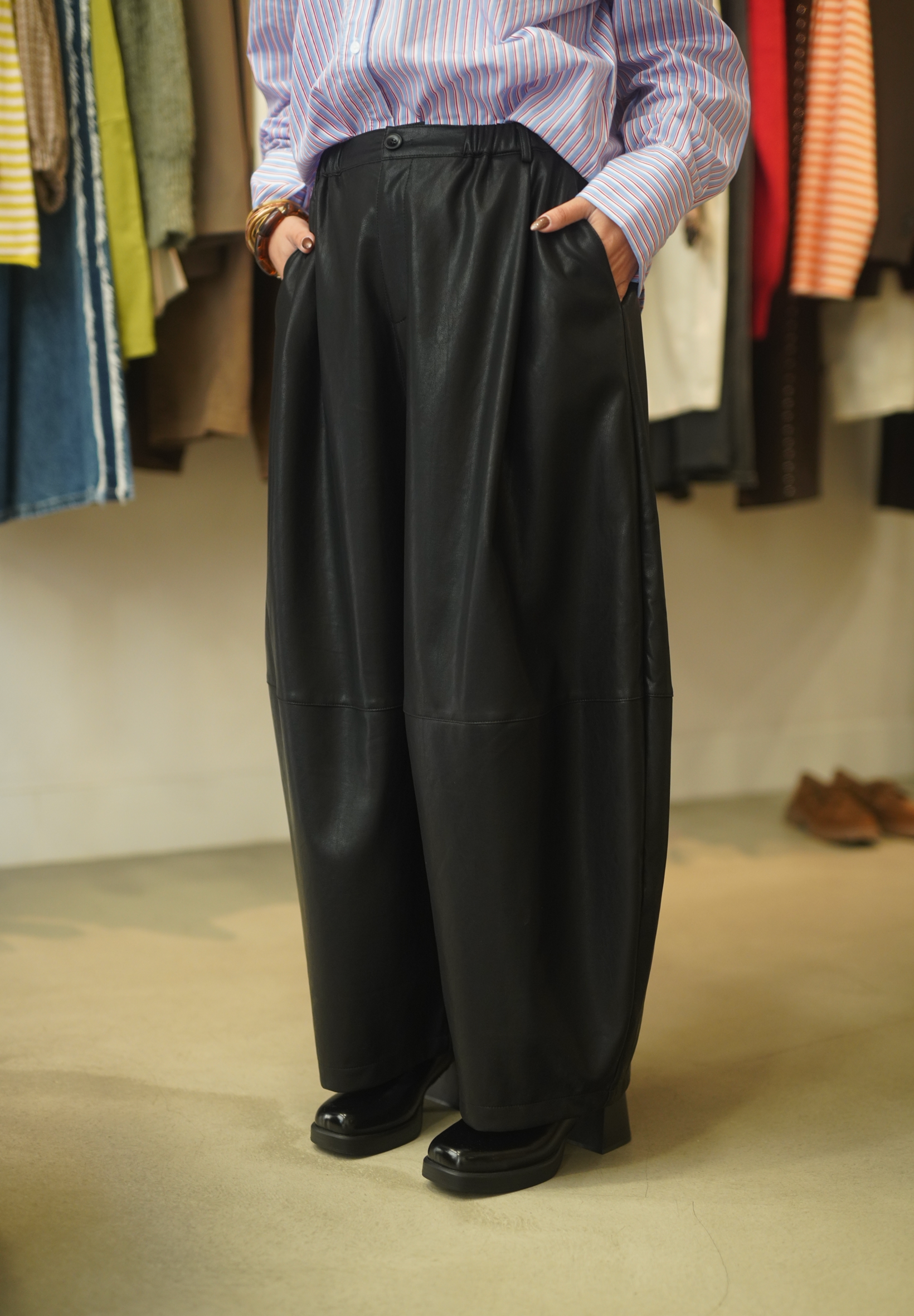 Pantalon simili ballon