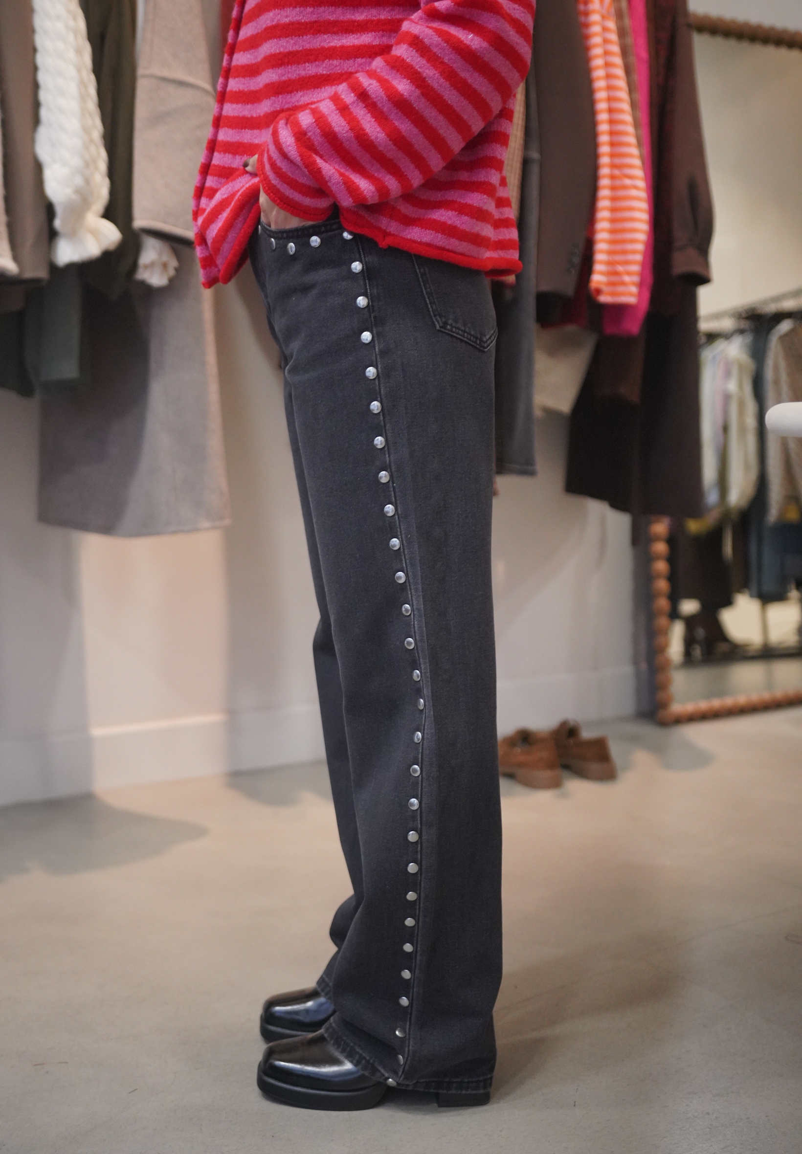 Jean clou Marta noir