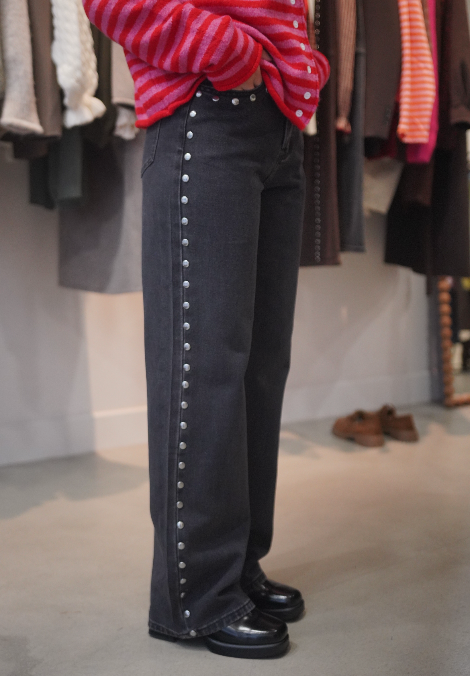 Jean clou Marta noir