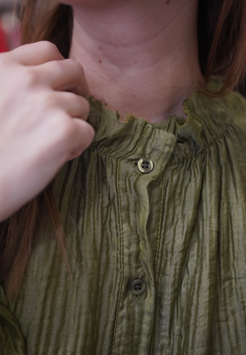 Chemise Lucie kaki
