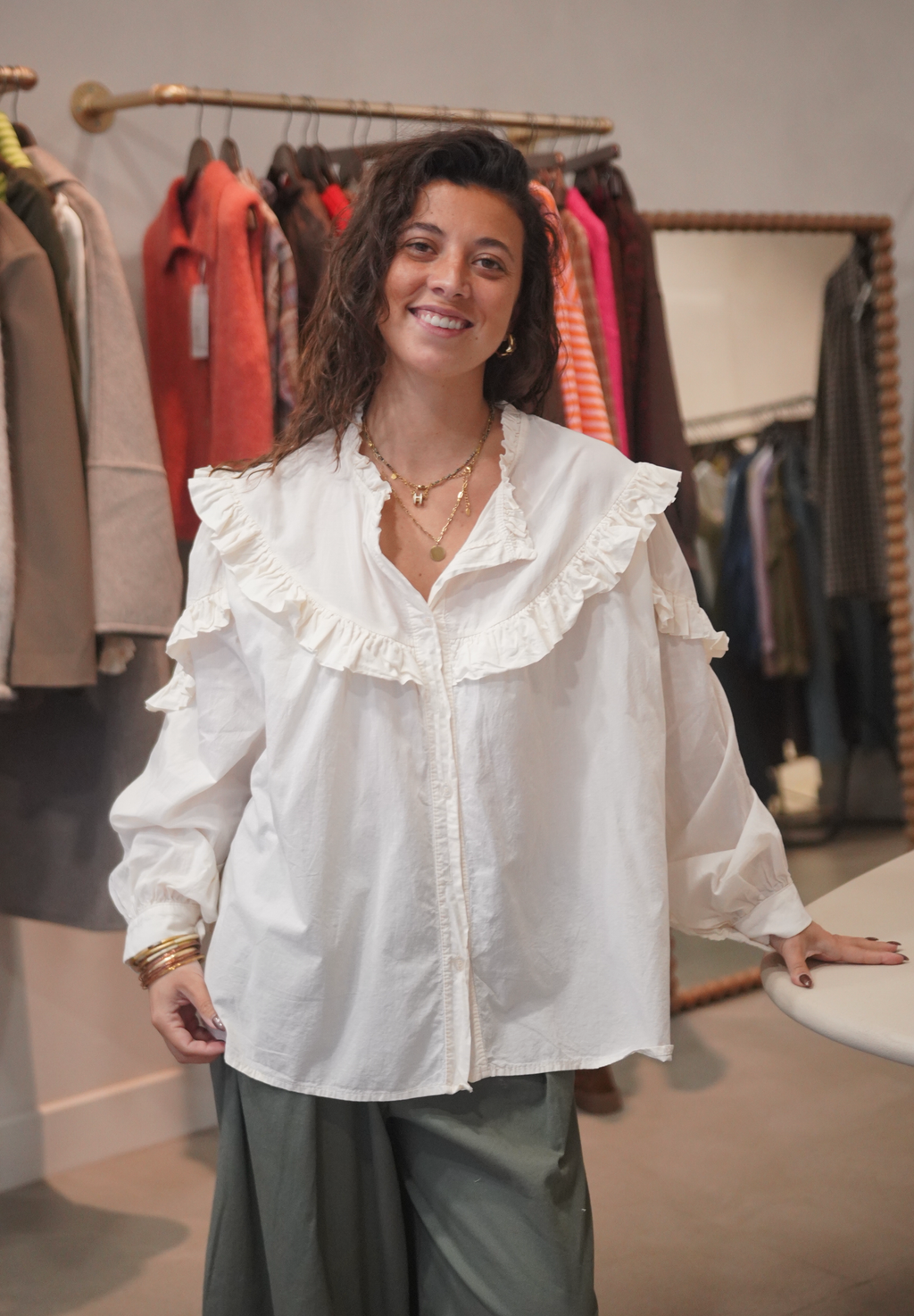 Chemise Bernadette écru