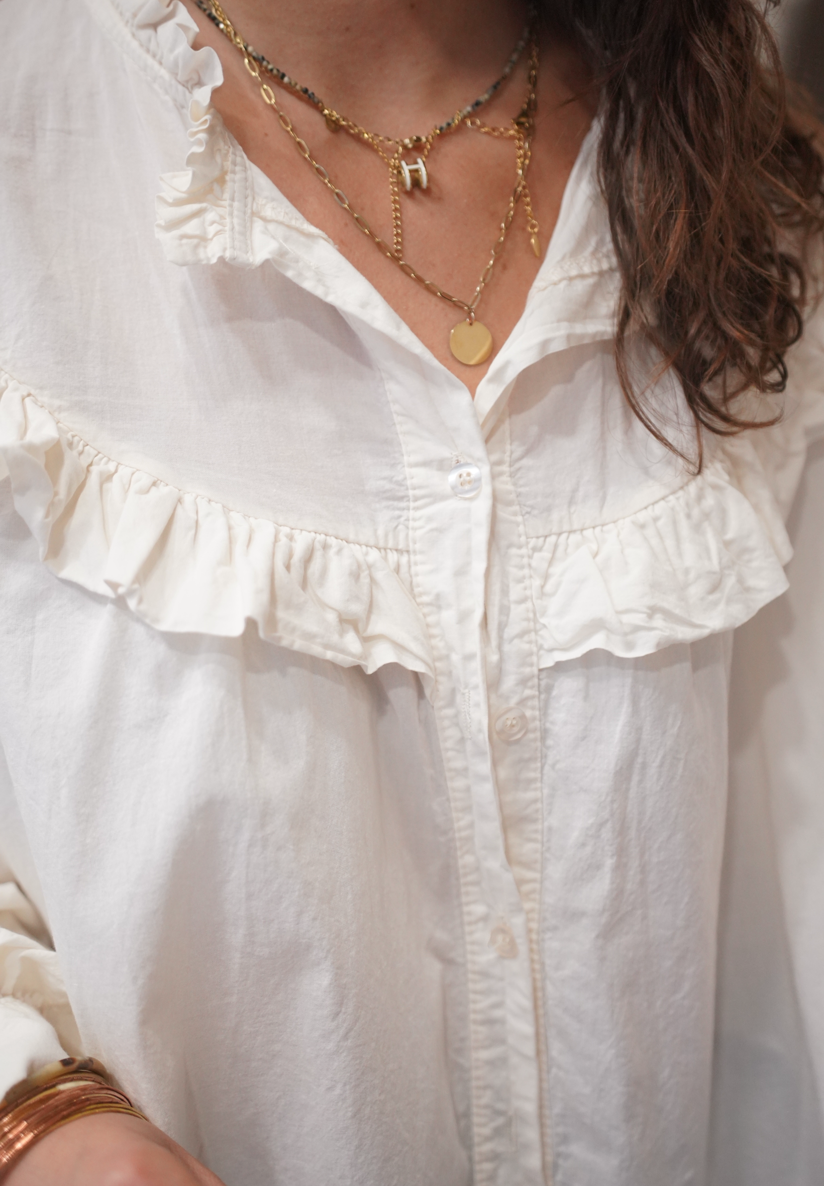 Chemise Bernadette écru