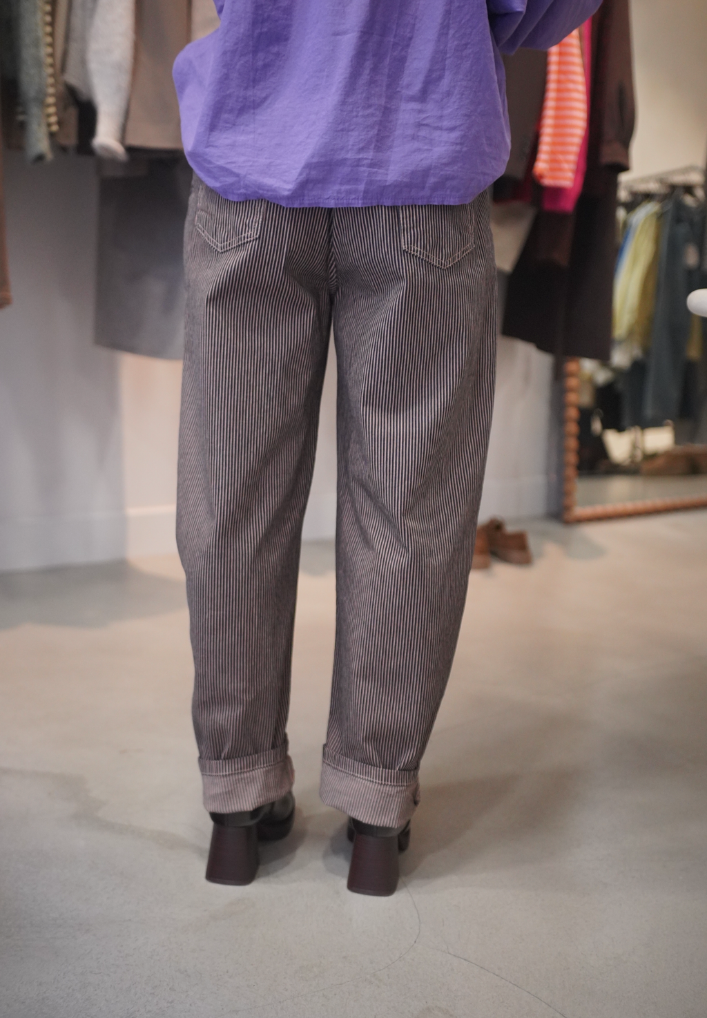 Pantalon tim rayures