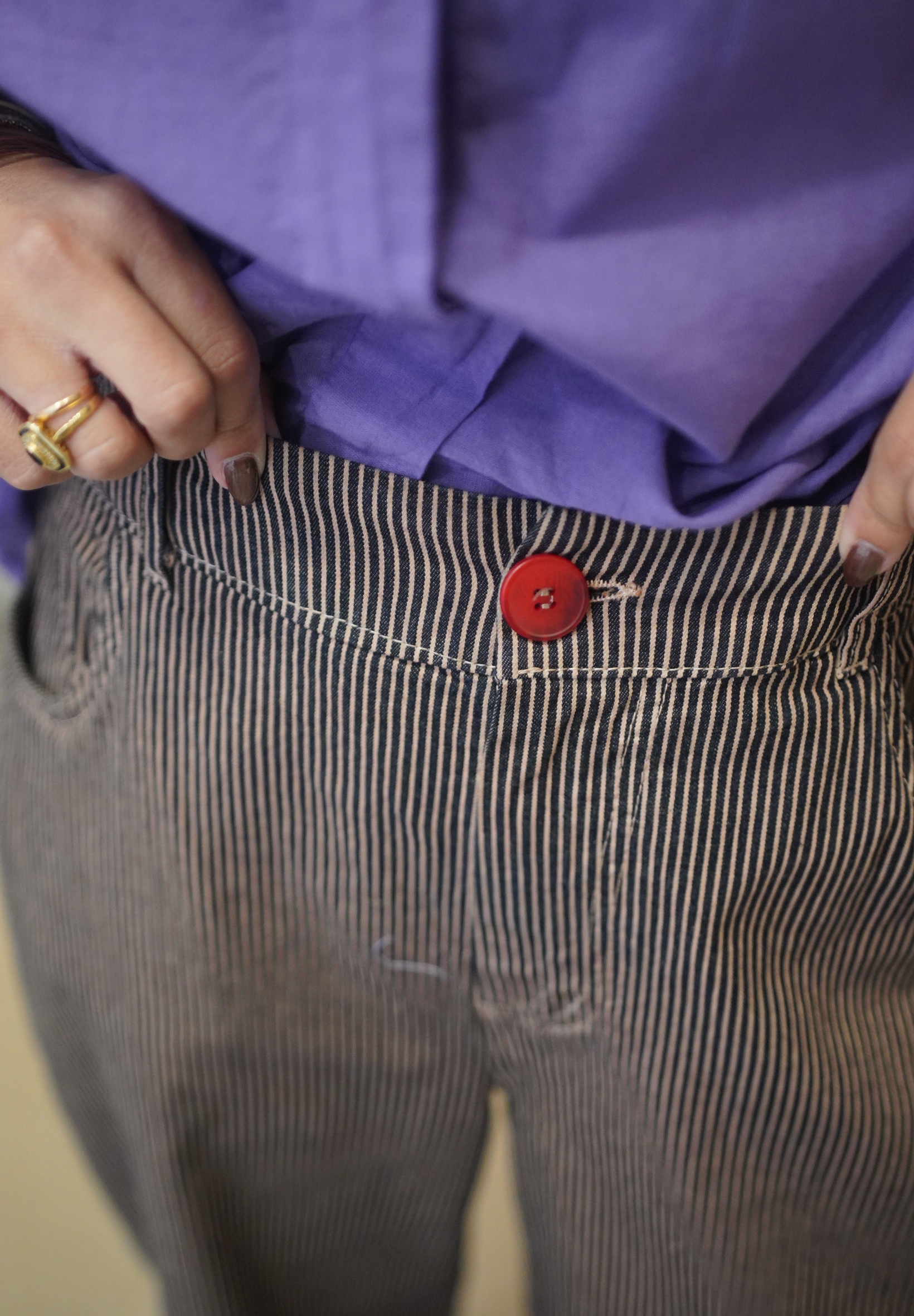 Pantalon tim rayures