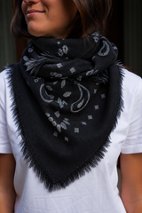 Foulard Jean noir