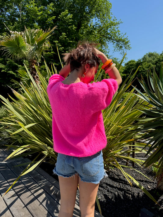 Gilet Gabin fushia