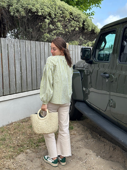 Chemise Livia verte