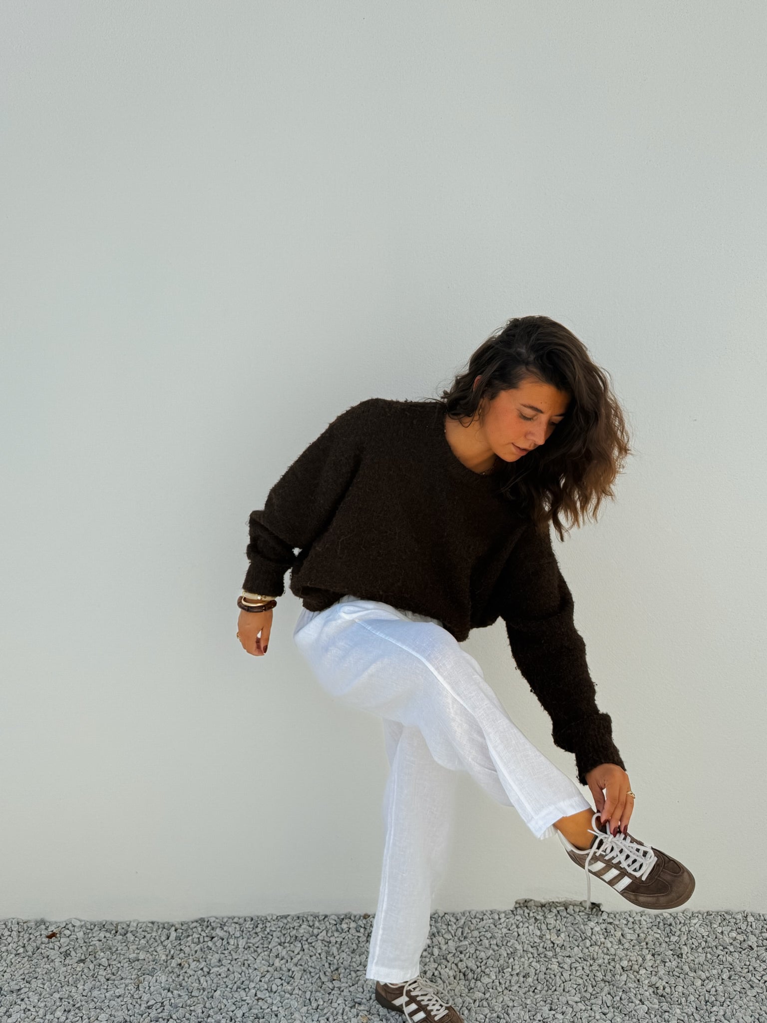 Pantalon Gaby blanc