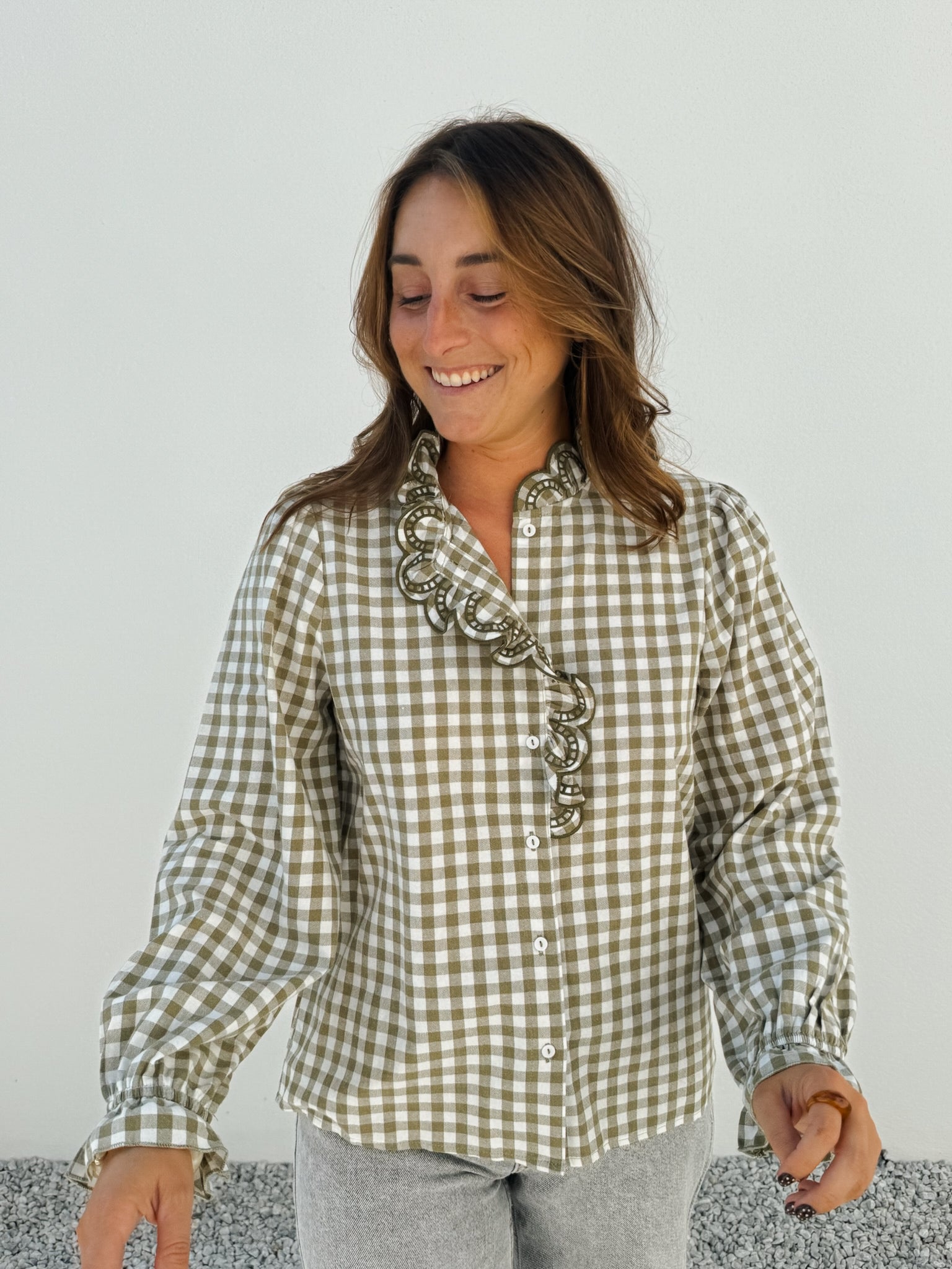 Chemise Stella kaki