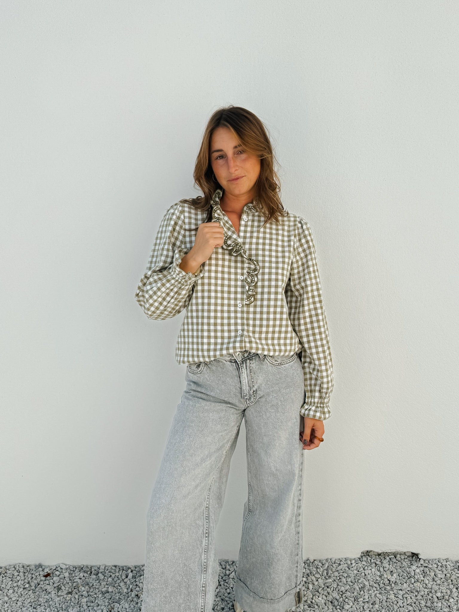 Chemise Stella kaki