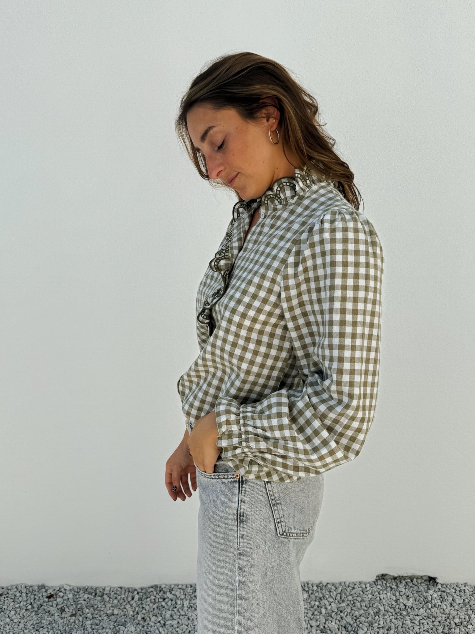 Chemise Stella kaki