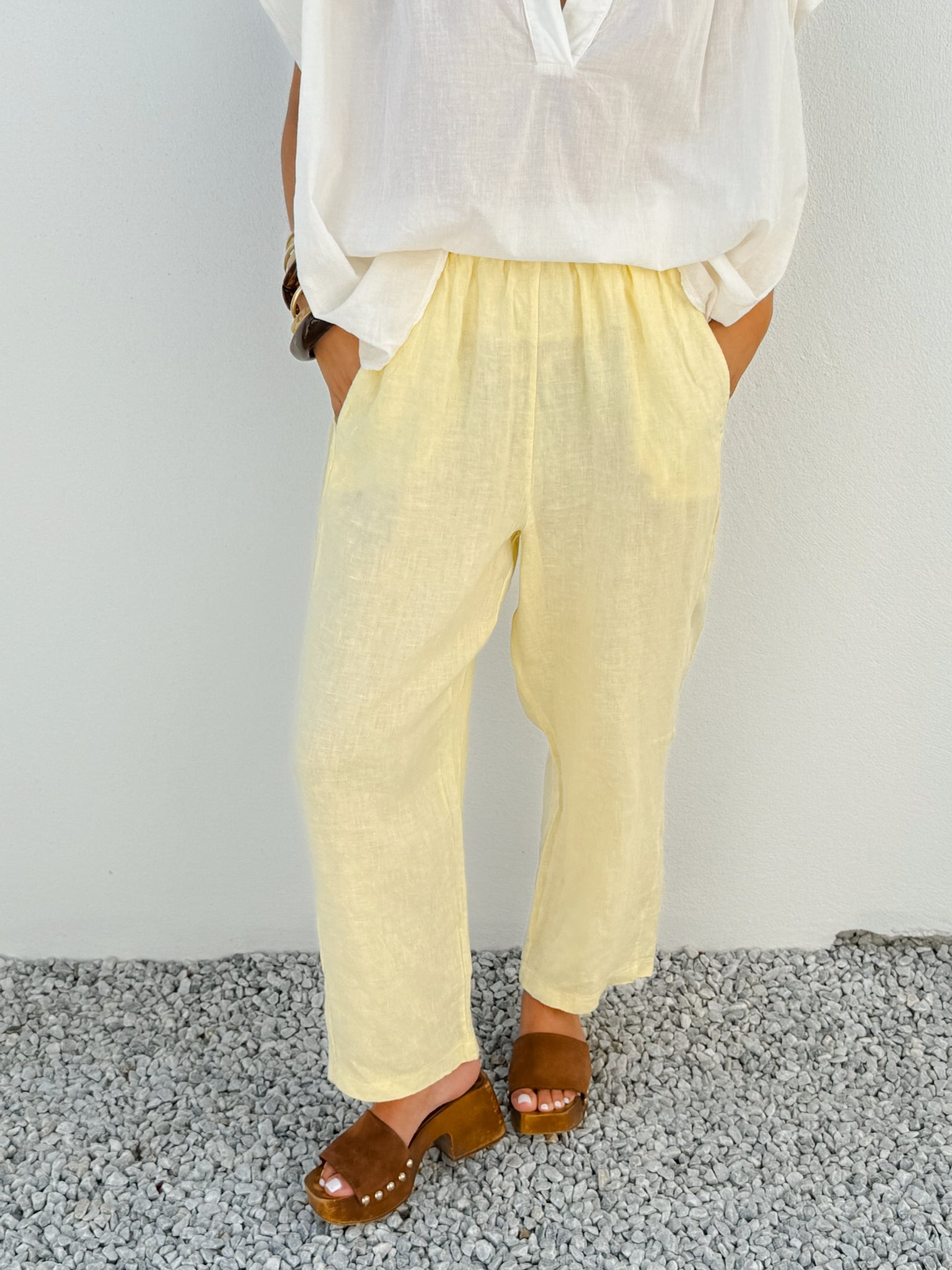 Pantalon Gaby jaune