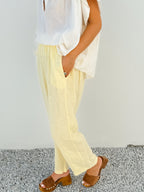 Pantalon Gaby jaune