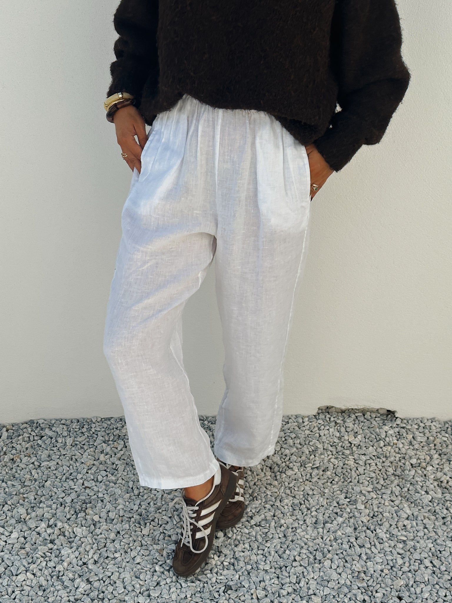 Pantalon Gaby blanc