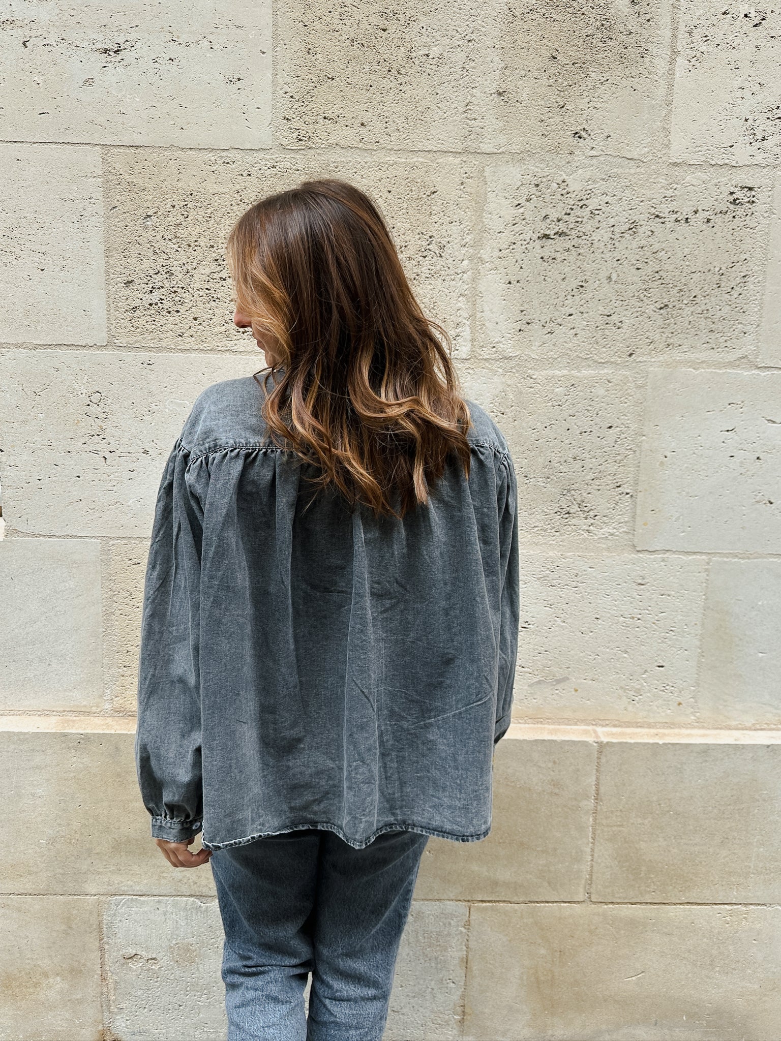 Chemise Helena grise