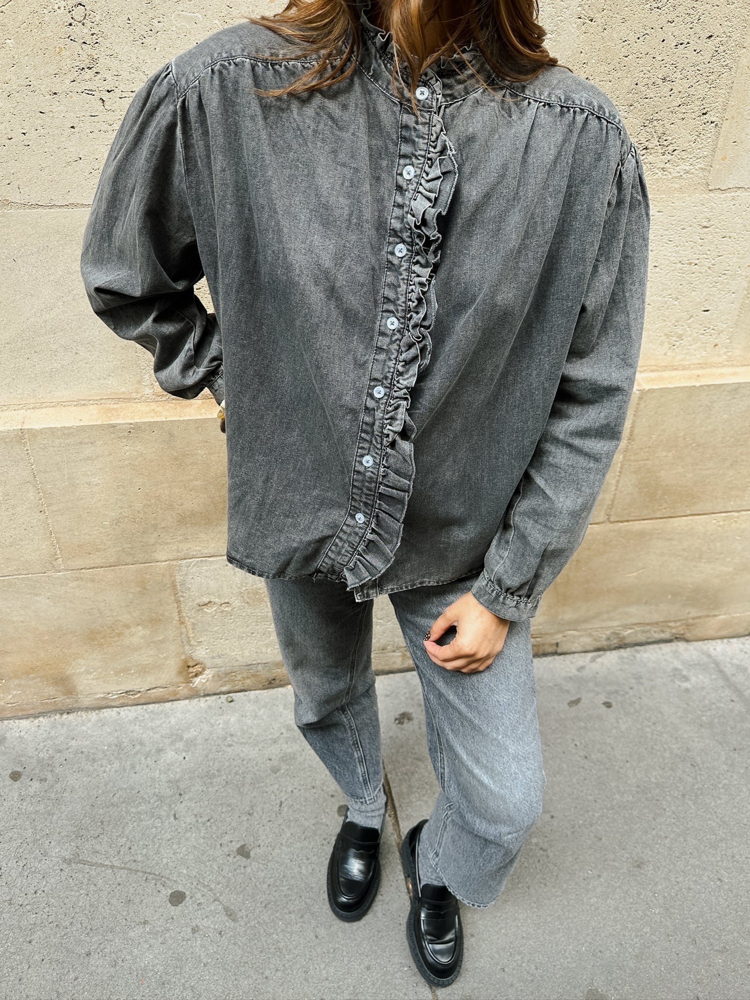 Chemise Helena grise