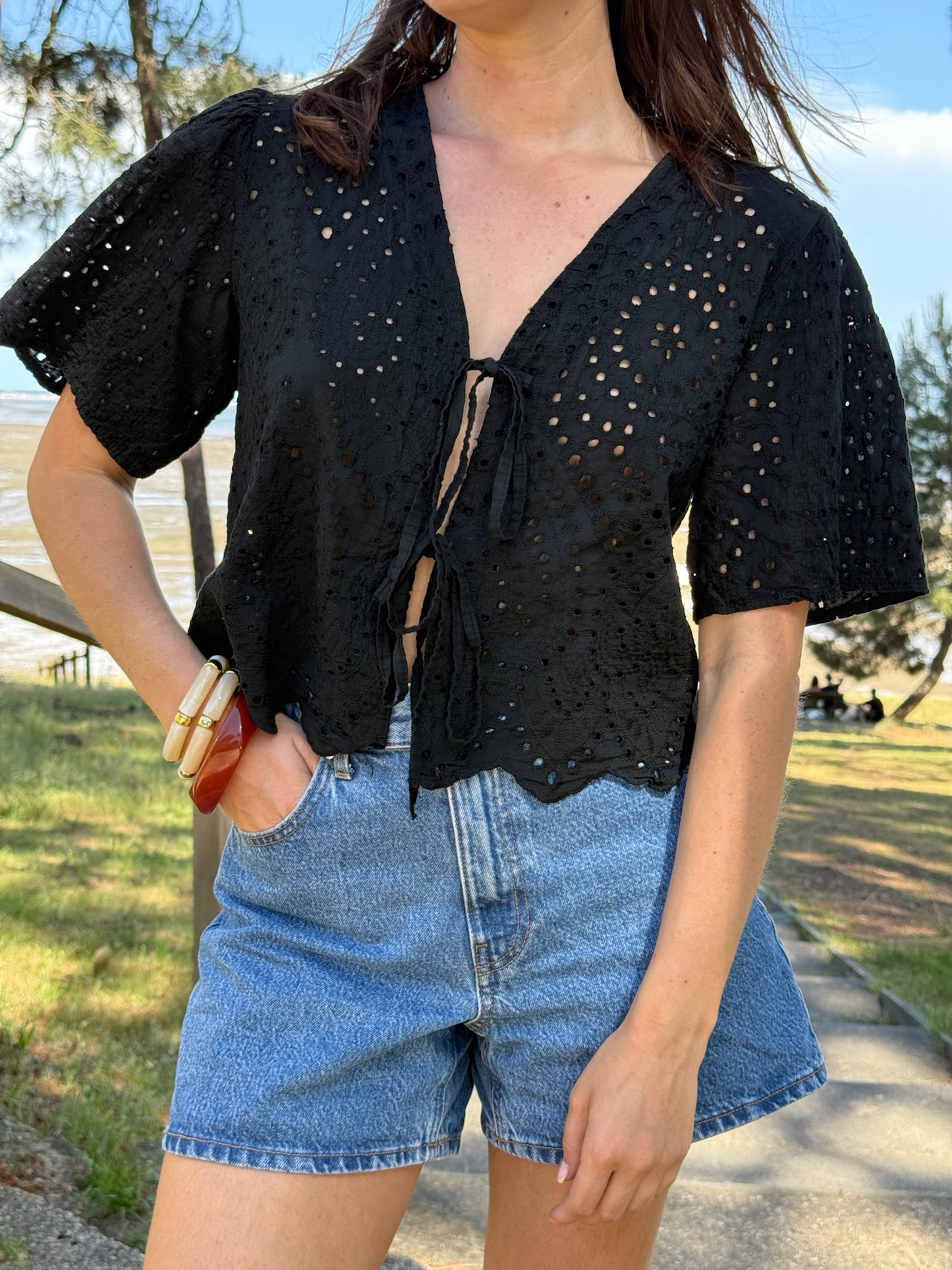 Blouse Lily noire