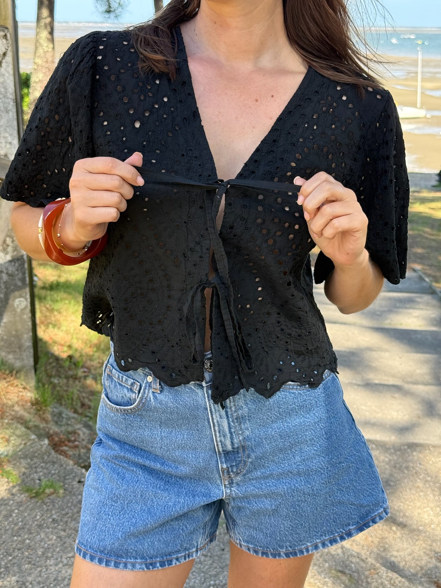 Blouse Lily noire