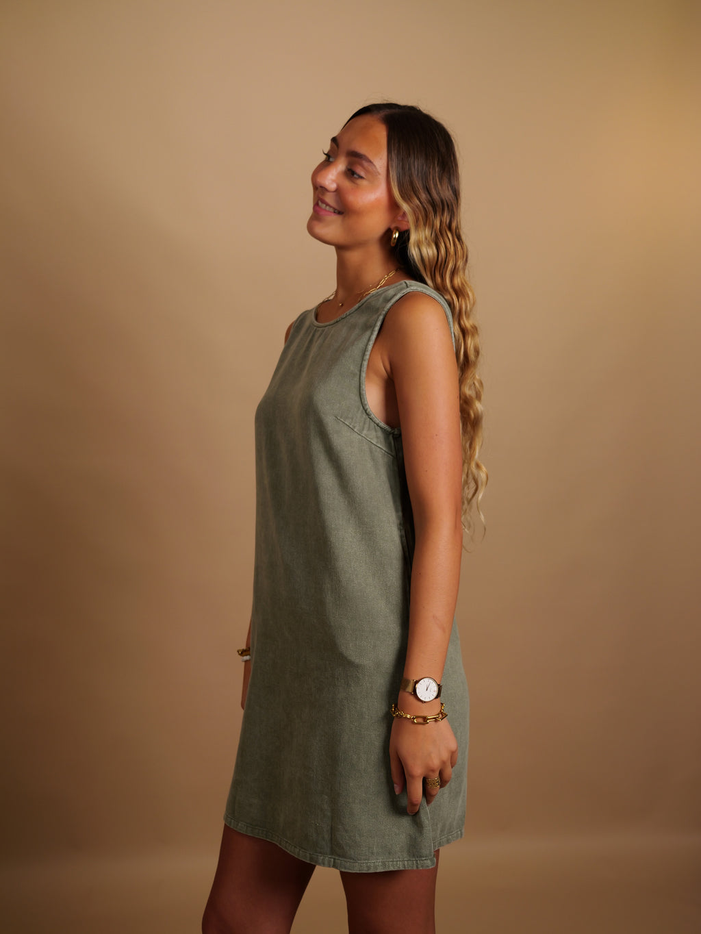 Robe Cassandre kaki