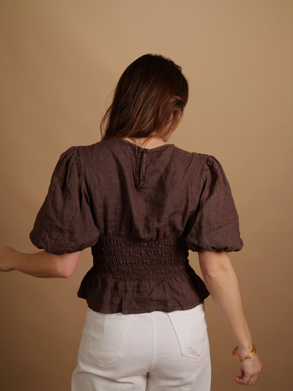 Blouse Garance chocolat