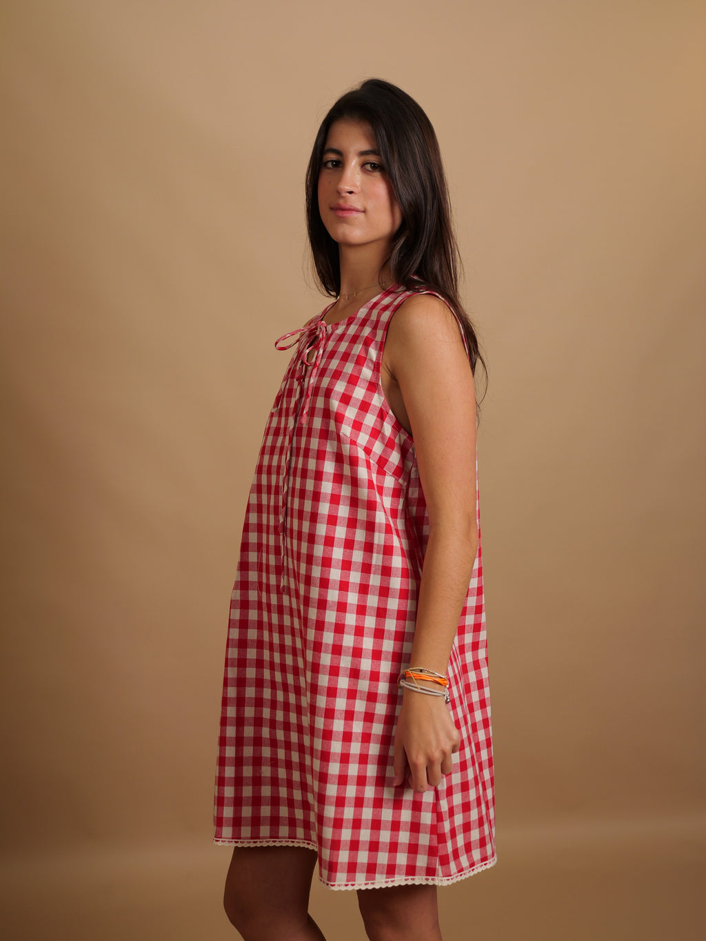 Robe vichy rouge Melina