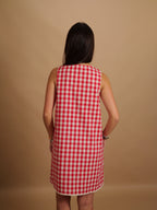 Robe vichy rouge Melina