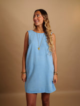 Robe Cassandre bleu ciel